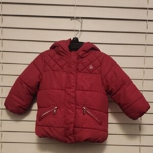 Zara Kids Pink Puffer Jacket Size 9-12 Months